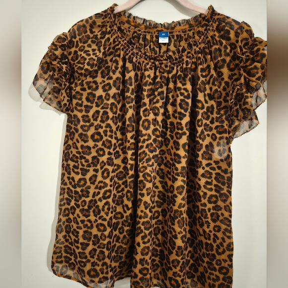 Old Navy Tops - Old Navy XXL flutter sleeve print top